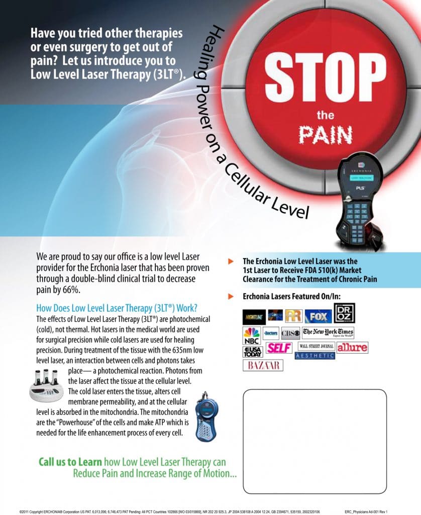 Chiropractic laser-therapy-brochure