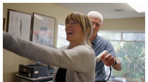 Richard Hargreaves With A Happy Patient
